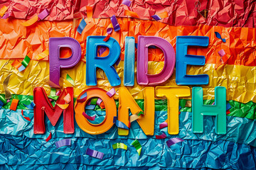 LGBTQ background. happy pride month - obrazy, fototapety, plakaty