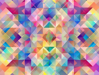 Colorful Geometric Mosaic