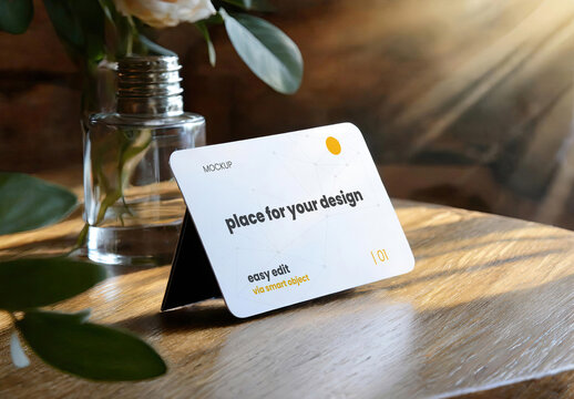 Identity Personal Card Mockup 02 Generative AI