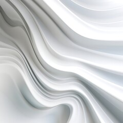 Abstract white background with smooth lines