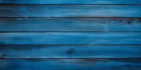 Blue wood background or blue wooden texture
