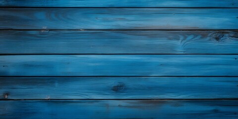 Obraz premium Blue wood background or blue wooden texture