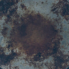 Rust texture. Damaged surface. Brown black gray color digital hardware crash old vintage device stained overlay grunge art abstract background.