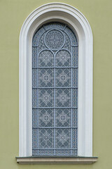large Gothic leaded glass window