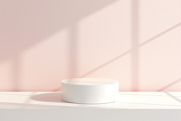 Empty platform template mockup