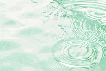 Tranquil mint green water ripple effect - 785650754