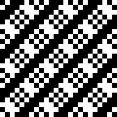 Seamless pattern. Figures ornament. Shapes backdrop. Ethnic mosaic. Folk wallpaper. Embroidery background. Tribal motif. Digital paper, web design, textile print, abstract illustration. Vector art. - 785651997