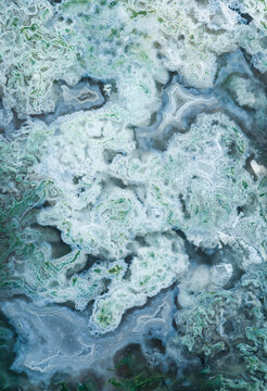 Intricate patterns of Moss Agate from Oregon