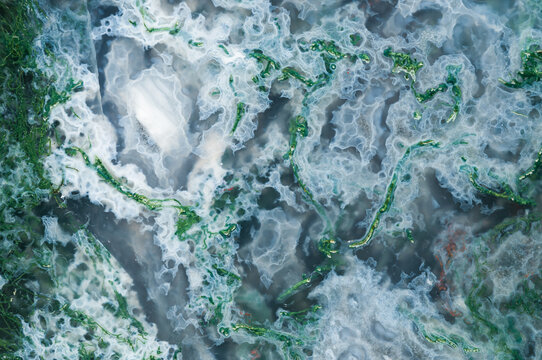 Intricate Patterns of Moss Agate from Oregon