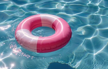 Obraz premium Life Preserver Floating in Water