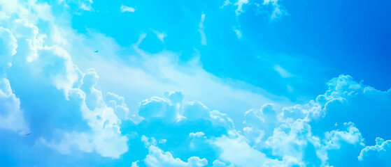 Fototapeta na wymiar Light blue background .Bright blue background. Sky on a bright day. Blue sky and cloud. Blue sky back ground. The softness of the clouds and the brightness of the sky. 
