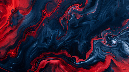 Obraz premium Ruby red and navy blue, abstract background, styled for striking contrast and a sophisticated ambiance