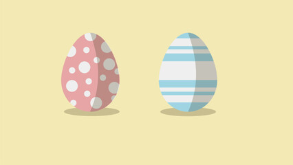 set of eggs. easter eggs