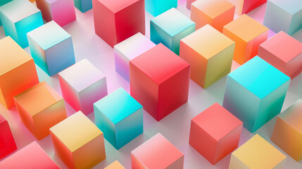 Audit of cubes illustrated on a light-colored background.
