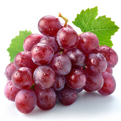 Fototapeta premium Fresh Grapes Covered in Water Droplets