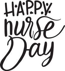 Super Nurses: Celebrating Nurse Day typography T-shirt Design.