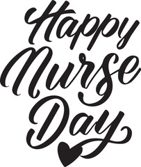 Super Nurses: Celebrating Nurse Day typography T-shirt Design.