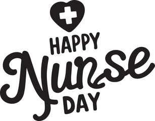 Super Nurses: Celebrating Nurse Day typography T-shirt Design.