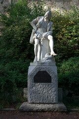 Shakespeare Denkmal im Park an der Ilm in Weimar