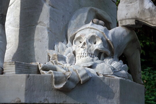 Shakespeare Denkmal im Park an der Ilm in Weimar