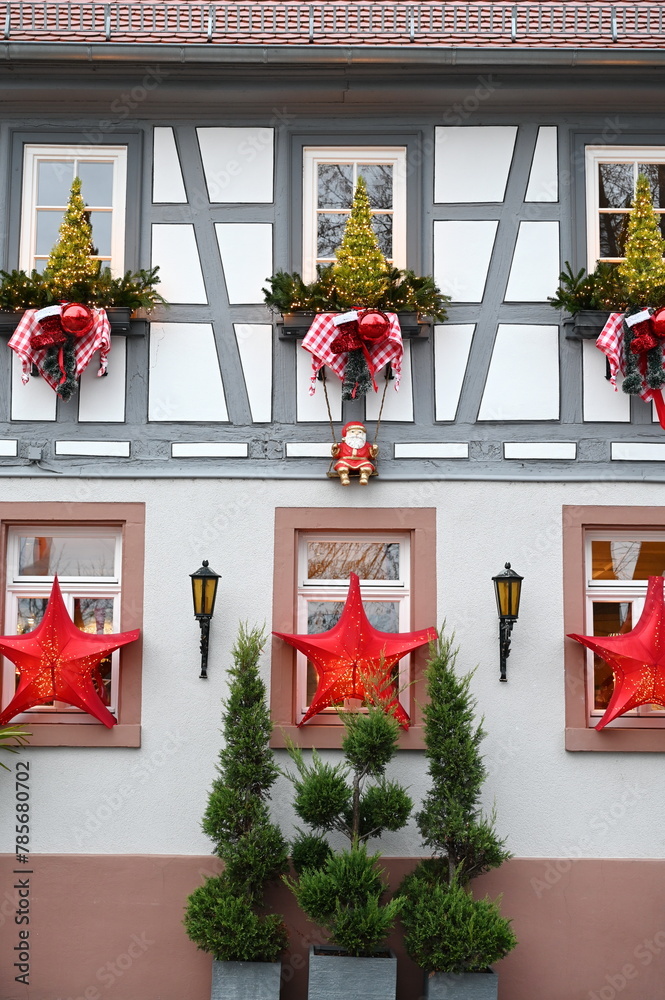 Wall mural Weihnachtsscmuck in Seligenstadt