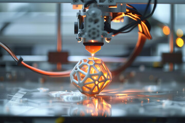 3D printing geometric light ball