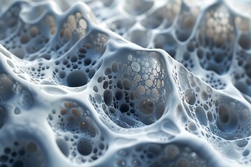 Bone structure, structure of human bone, microscopic view