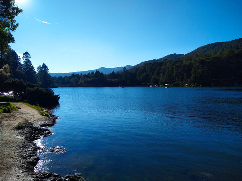 Beautiful view the cedral dam, Mineral del chico