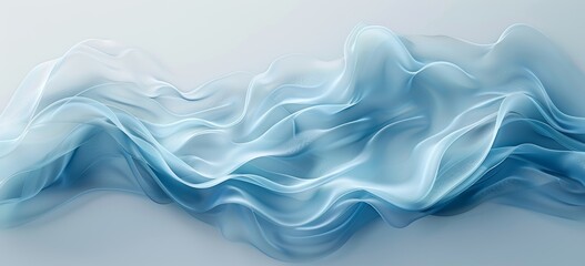 Fototapeta premium Elegant Minimalist Abstract Design with Wavy Lines and Curves Generative AI