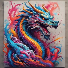 chinese dragon illustration 