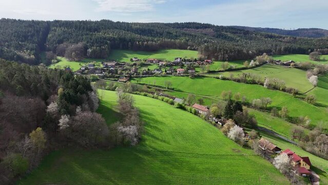 Wiesen bei Erbuch im Odenwald