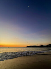 Obraz premium Beautiful beach sunset in Flamingo, Costa Rica