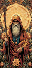 Obraz premium Sage archetype. generative AI