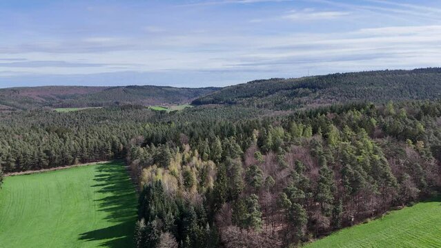 Landschaft bei Erbach im Odenwald