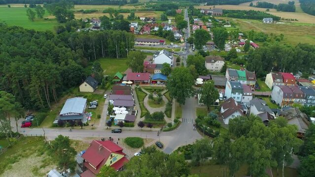 Centrum Beautiful Landscape Lukecin Piekny Krajobraz Aerial View Poland