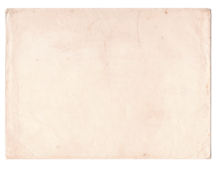 Old envelope front side view