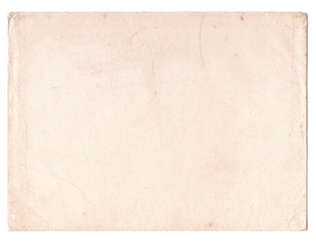 Old envelope front side view