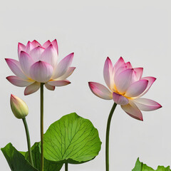 pink lotus flower  generative ia	