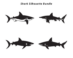 shark silhouette bundle