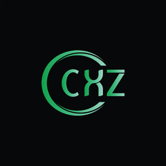 Fototapeta premium CXZ letter logo abstract design. CXZ unique design