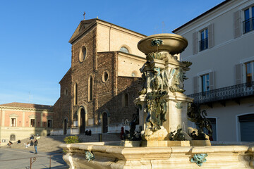 Piazza del Popolo (People's Square), the medieval palace, the cathedral of Saint Peter the Apostle....