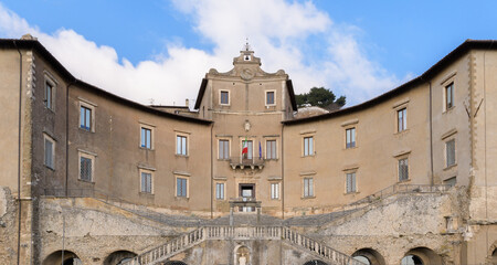 The Barberini Palace (Palazzo Barberini) in Palestrina - obrazy, fototapety, plakaty