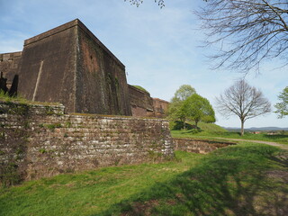 Zitadelle von Bitsch - Citadelle de Bitche – gelegen auf einem Hügel über der Stadt Bitsch