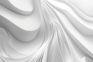 Modern Futuristic White Background with Clean, Minimalist Palette.