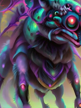A_hauntingly_whimsical_creature_halfdog_halfspider
