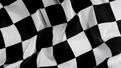 Checkered flag, end race background, formula one competition