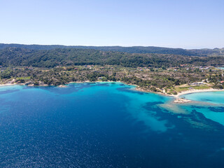 Sithonia coastline near Lagonisi Beach, Chalkidiki, Greece