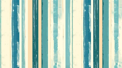 An elegant image showcasing a pattern of vertical blue and beige stripes with a textured, grungy finish suitable for wallpapers or backgrounds