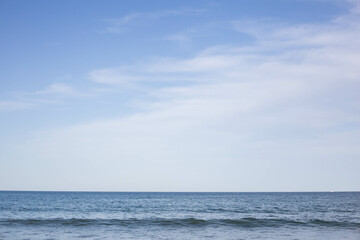 blue sky and sea