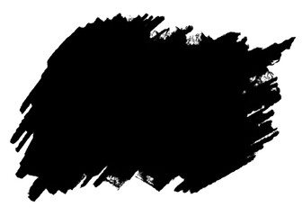 Czarna plama grunge, izolowany plik.